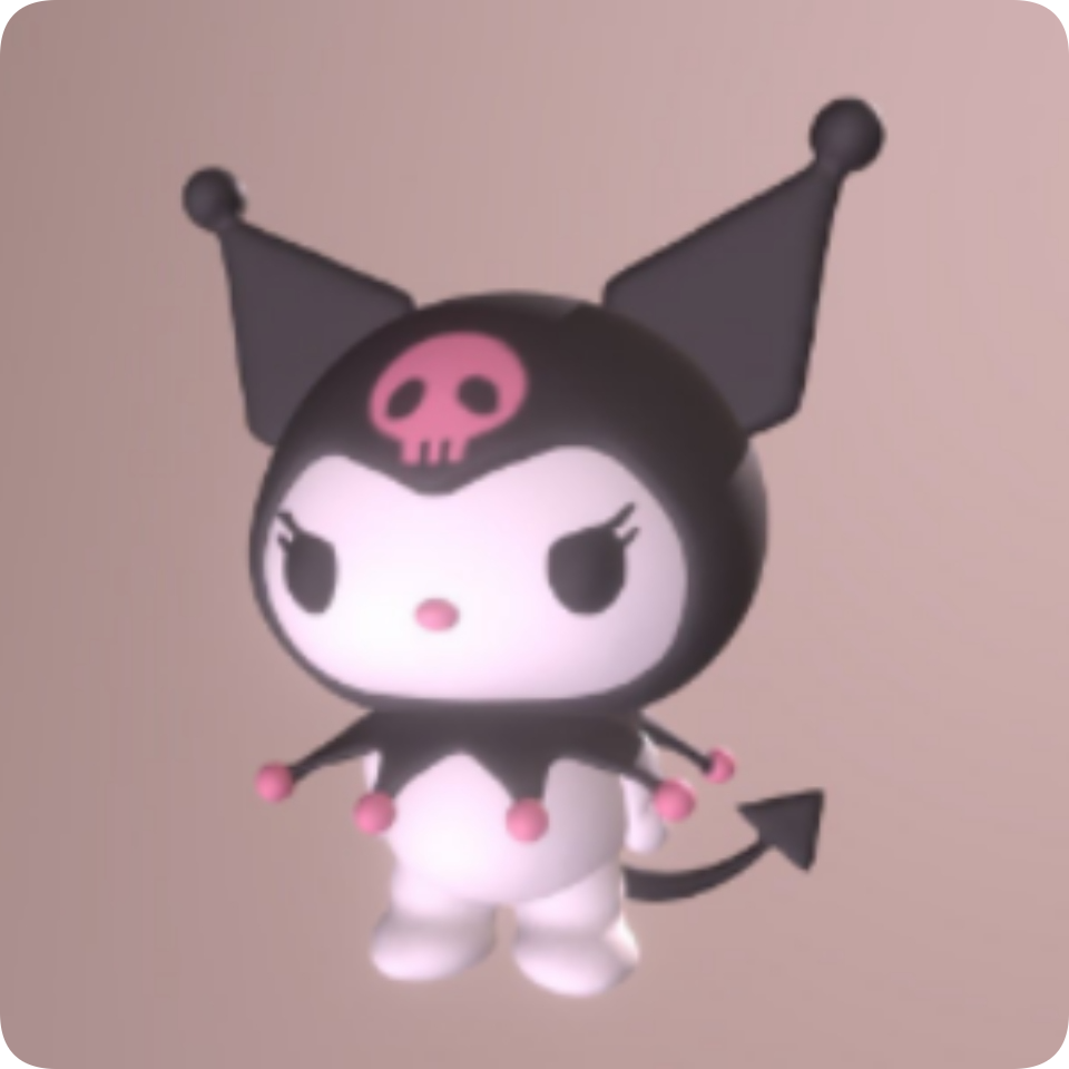 Soft 3D Kuromi render